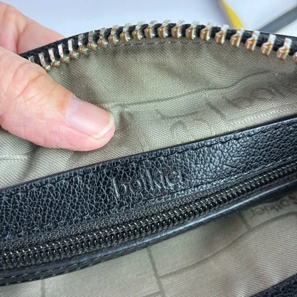 Botkier Cruz Gold & Black Leather Crossbody w/Chain Strap - Picture 9 of 9